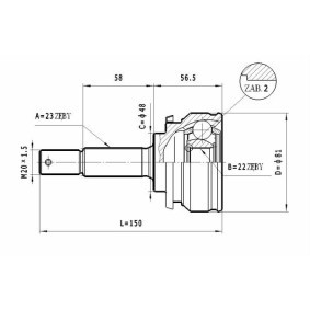 Gelenksatz, Antriebswelle C.517 von STATIM günstig für 22,40 € online kaufen