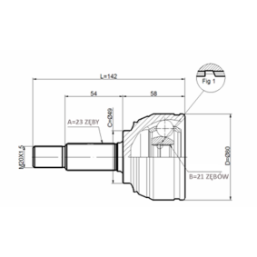 Gelenksatz, Antriebswelle C.534 von STATIM günstig für 25,39 € online kaufen