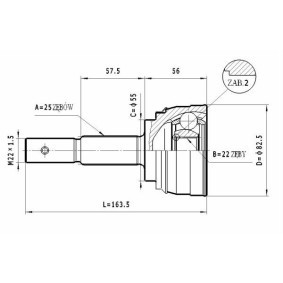 Gelenksatz, Antriebswelle C.539 von STATIM günstig für 22,43 € online kaufen