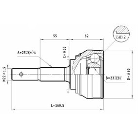 Gelenksatz, Antriebswelle C.549 von STATIM günstig für 26,06 € online kaufen