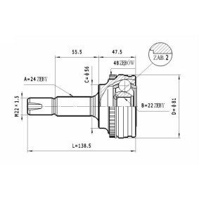 Acquista Kit giunti semiasse da STATIM C.564 a buon mercato per soli 20,46 €