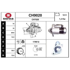 Acquista Motorino avviamento da SNRA CH9020 a buon mercato per soli 169,63 €