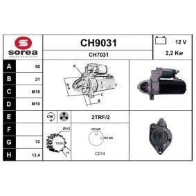 Acquista Motorino avviamento da SNRA CH9031 a buon mercato per soli 287,49 €