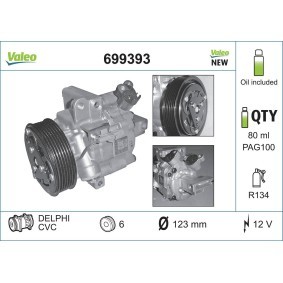 Compre Compressor de ar condicionado de VALEO online para AYGO (WNB1_, KGB1_) a preços moderados