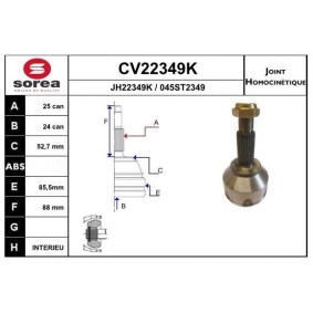 Gelenksatz, Antriebswelle CV22349K von EAI günstig für 55,62 € online kaufen