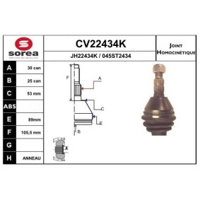 Gelenksatz, Antriebswelle CV22434K von EAI günstig für 52,77 € online kaufen