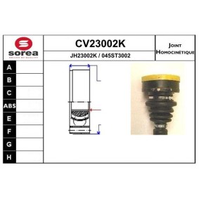 Gelenksatz, Antriebswelle CV23002K von EAI günstig für 62,70 € online kaufen