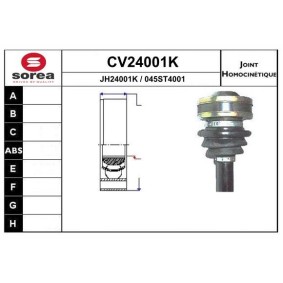 Gelenksatz, Antriebswelle CV24001K von EAI günstig für 109,78 € online kaufen