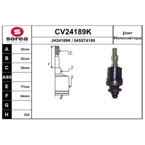 Gelenksatz, Antriebswelle CV24189K von EAI günstig für 109,78 € online kaufen