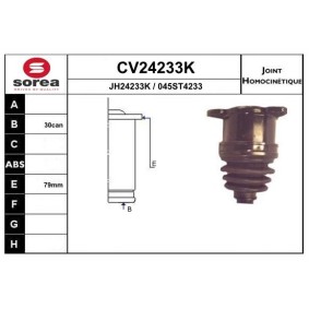 Gelenksatz, Antriebswelle CV24233K von EAI günstig für 99,24 € online kaufen