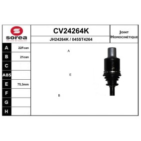 Gelenksatz, Antriebswelle CV24264K von EAI günstig für 109,78 € online kaufen