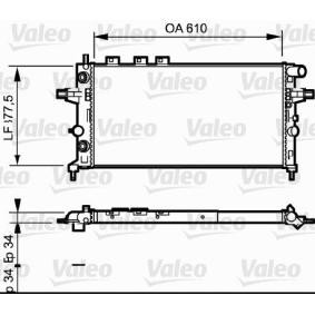 Kühler, Motorkühlung von VALEO