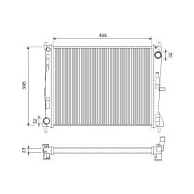 Kühler, Motorkühlung 732903 von VALEO günstig für 168,94 € online kaufen