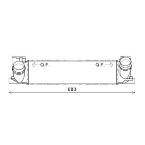 Ladeluftkühler DCA1083 von DIEDERICHS günstig für 134,11 € online kaufen