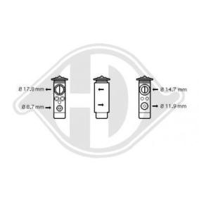 Expansionsventil des Herstellers DIEDERICHS - Originalware Artikelnummer: DCE1008