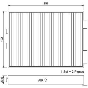 Innenraumfilter DCI0037S von DIEDERICHS günstig für 31,32 € online kaufen