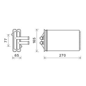 Compre Radiador da chaufage de DIEDERICHS online para 911 Cabriolet (997) a preços moderados
