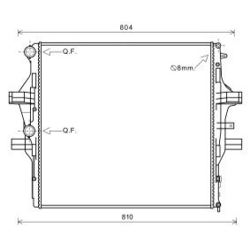 Kühler, Motorkühlung DCM2302 von DIEDERICHS günstig für 222,36 € online kaufen