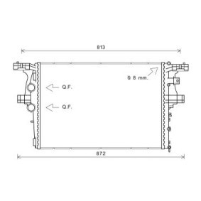 Kühler, Motorkühlung DCM2303 von DIEDERICHS günstig für 232,49 € online kaufen