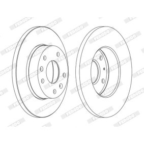 Bremsscheibe DDF1100C von FERODO günstig für 34,42 € online kaufen