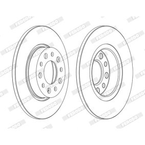 Bremsscheibe DDF1450C von FERODO günstig für 44,38 € online kaufen