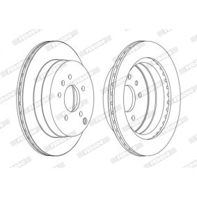 Bremsscheibe DDF1660C von FERODO günstig für 71,58 € online kaufen