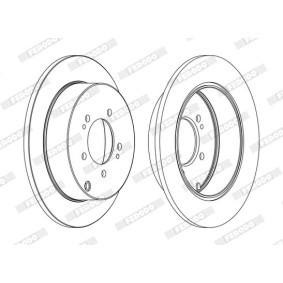 Bremsscheibe DDF1737C von FERODO günstig für 57,63 € online kaufen