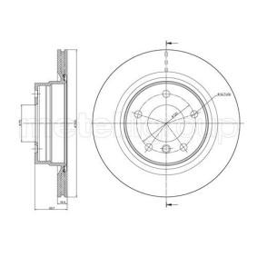 Bremsscheibe DF1095 von TRUSTING günstig für 134,76 € online kaufen