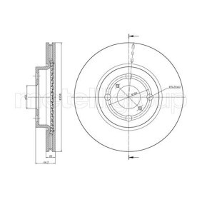 Bremsscheibe DF1209 von TRUSTING günstig für 125,20 € online kaufen