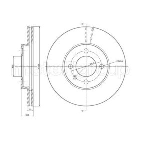 VOLKSWAGEN Bremsscheibe von TRUSTING
