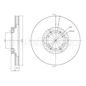 Bremsscheibe DF304 von TRUSTING günstig für 39,58 € online kaufen
