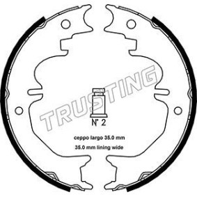 Bremsscheibe für LAND ROVER von TRUSTING
