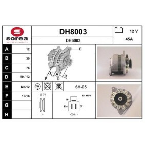Lichtmaschine DH8003 von SNRA günstig für 153,59 € online kaufen