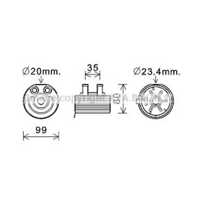 Ölkühler DN3431 von PRASCO günstig für 44,81 € online kaufen