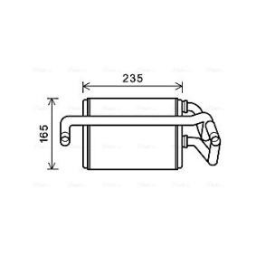 Acquista Scambiatore calore per riscaldamento abitacolo da AVA COOLING SYSTEMS DNA6405 a buon mercato per soli 150,15 €