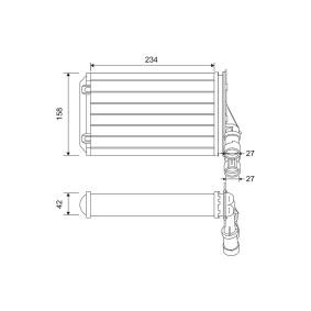 Wärmetauscher, Innenraumheizung 812044 von VALEO günstig für 36,44 € online kaufen