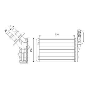 Wärmetauscher, Innenraumheizung 812169 von VALEO günstig für 23,39 € online kaufen