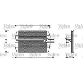 Wärmetauscher, Innenraumheizung 812272 von VALEO günstig für 52,47 € online kaufen