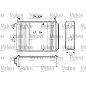 Wärmetauscher, Innenraumheizung 812280 von VALEO günstig für 65,14 € online kaufen