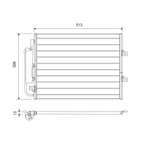 Compre Condensador de ar condicionado de VALEO online para Twingo II Van / Hatchback (CNO_) a preços moderados