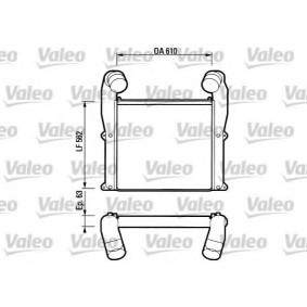Ladeluftkühler 816792 DAF von VALEO