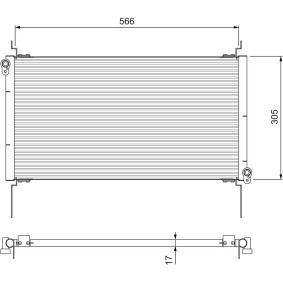 Klimakondensator 817025 von VALEO günstig für 232,99 € online kaufen