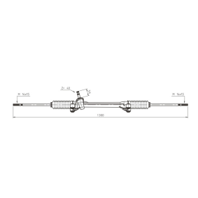 Lenkgetriebe des Herstellers DELCO REMY - Originalware Artikelnummer: DSR169L