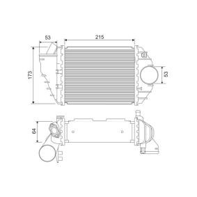Köp Intercooler av VALEO 818827 till det låga priset 1845,53 kr