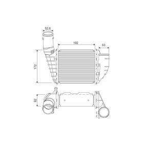 Köp Intercooler av VALEO 818828 till det låga priset 2747,59 kr