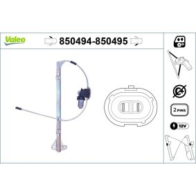 Fensterheber 850494 von VALEO günstig für 107,27 € online kaufen