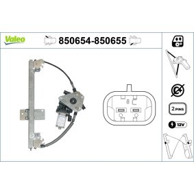 Acquista Alzacristallo da VALEO 850654 a buon mercato per soli 106,98 €