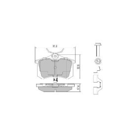 Compre Pastilhas de travão da FREMAX FBP-0575-01 a um preço baixo por 21,92 €