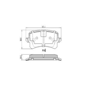 Compre Pastilhas de travão da FREMAX FBP-1654 a um preço baixo por 36,18 €