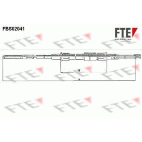 Handbremsseil FBS02041 von FTE günstig für 13,69 € online kaufen